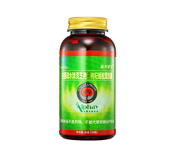 jnh官网疏木牌灵芝孢子枸杞姬松茸胶囊